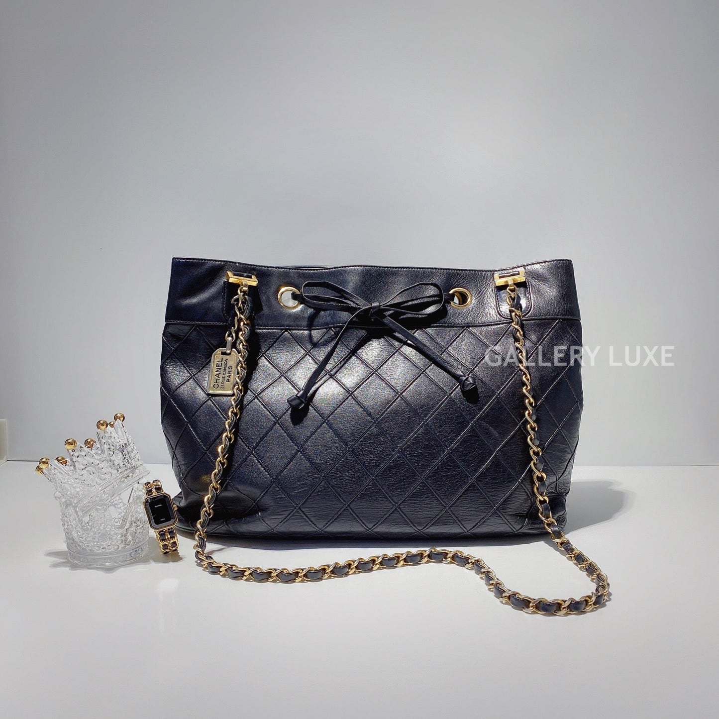 No.2344-Chanel Vintage Calfskin Shoulder Bag