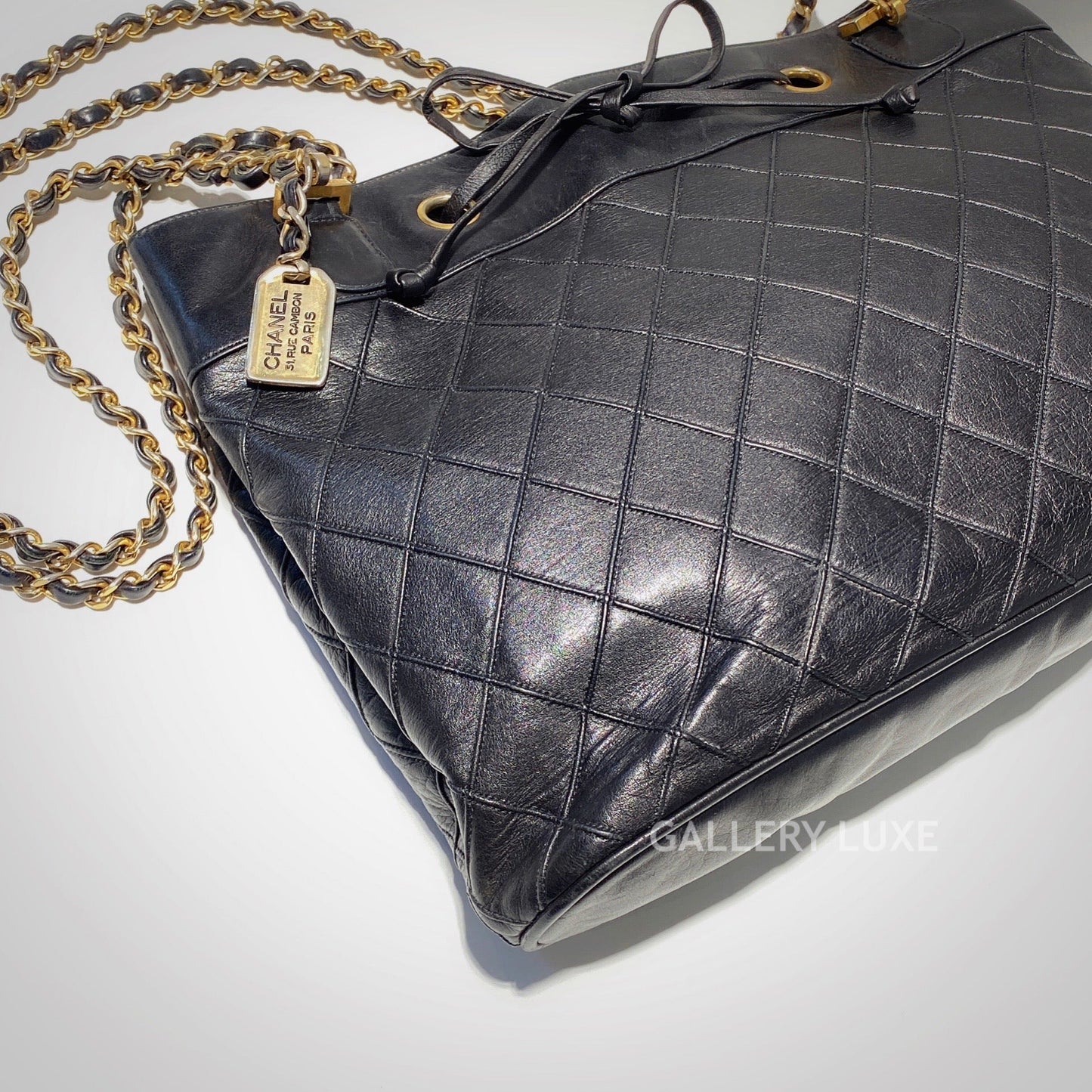 No.2344-Chanel Vintage Calfskin Shoulder Bag