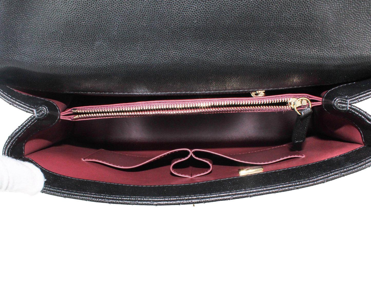 Chanel Caviar Maxi Coco Top Handle Bag