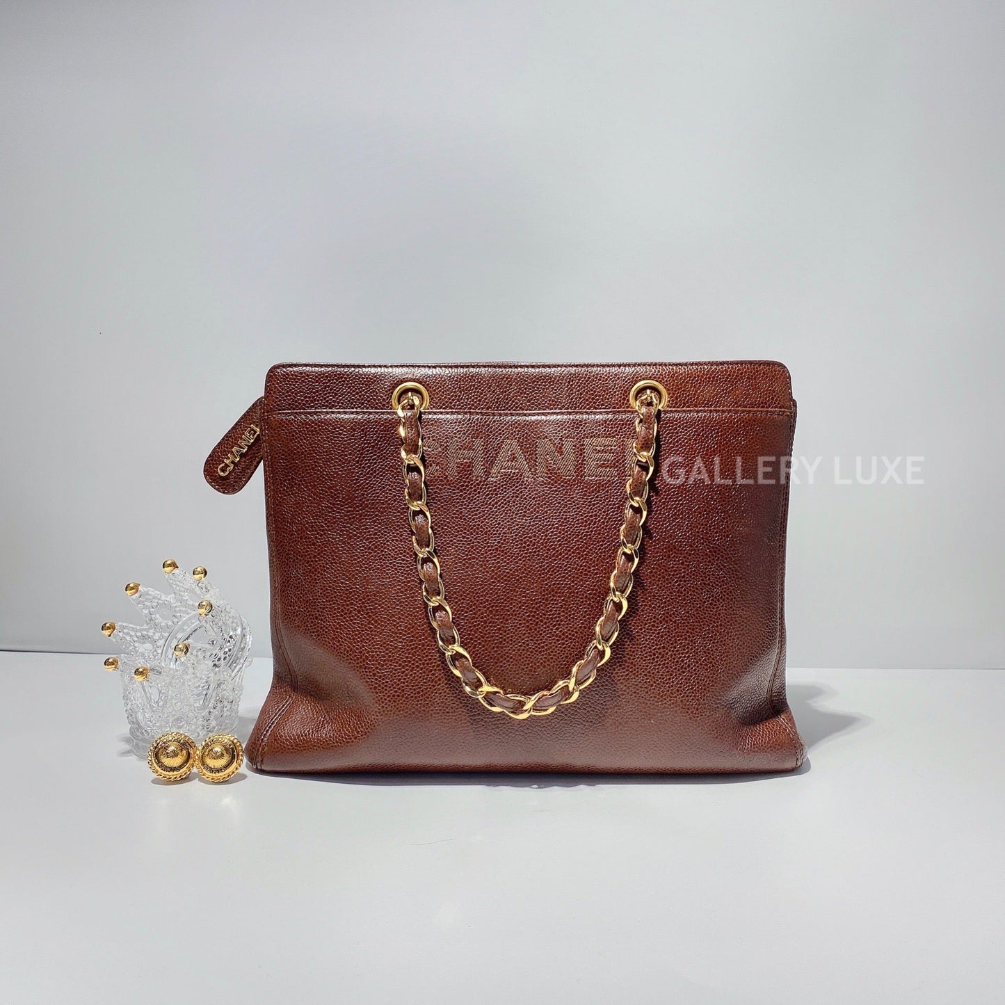 No.2124-Chanel Vintage Caviar Shoulder Bag