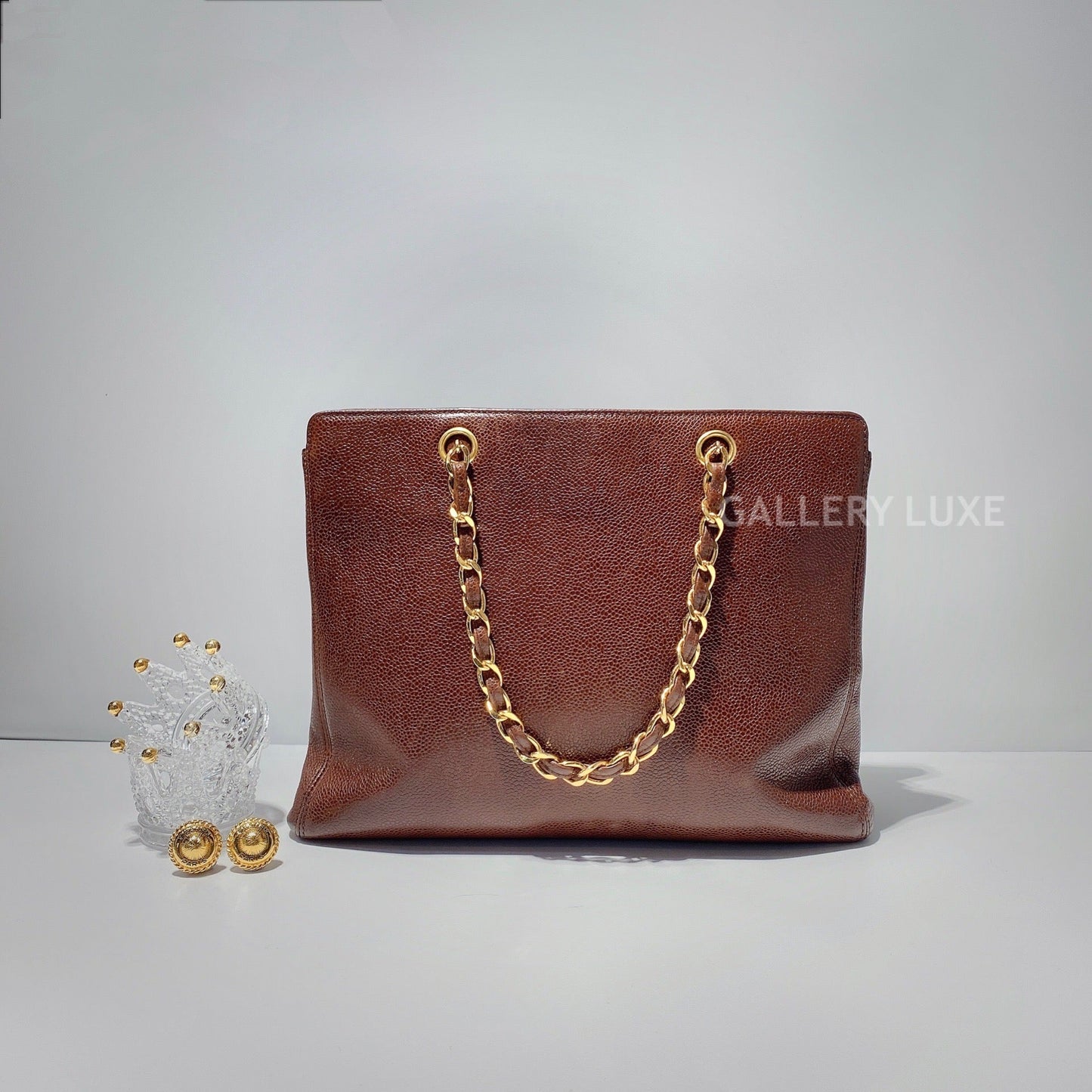 No.2124-Chanel Vintage Caviar Shoulder Bag