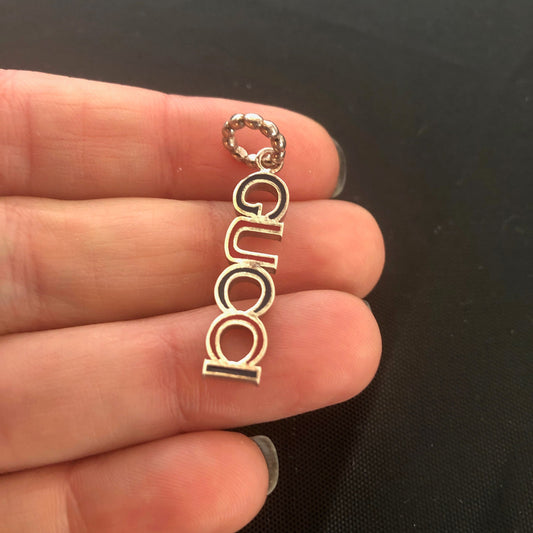 Luxury Gucci Trending 2025 Block Letter Charm in Red and Green