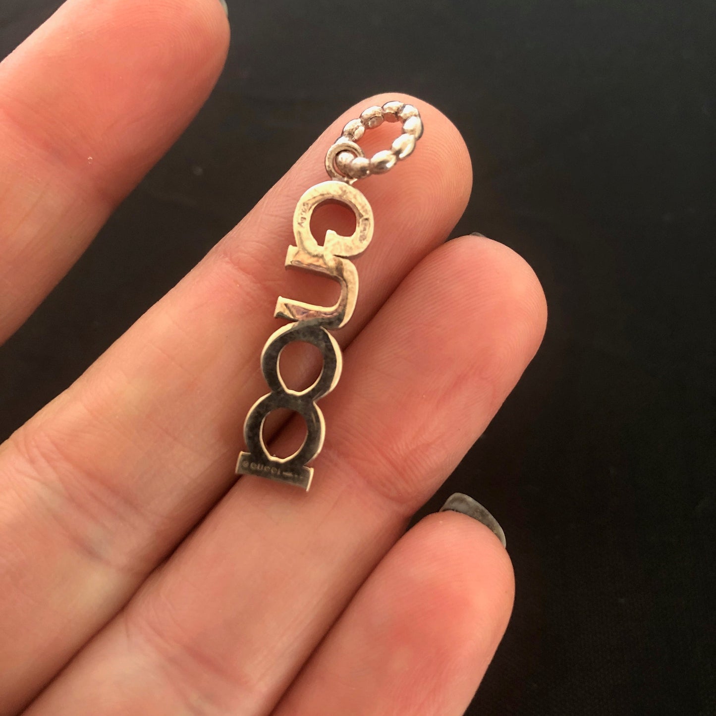 Luxury Gucci Trending 2025 Block Letter Charm in Red and Green