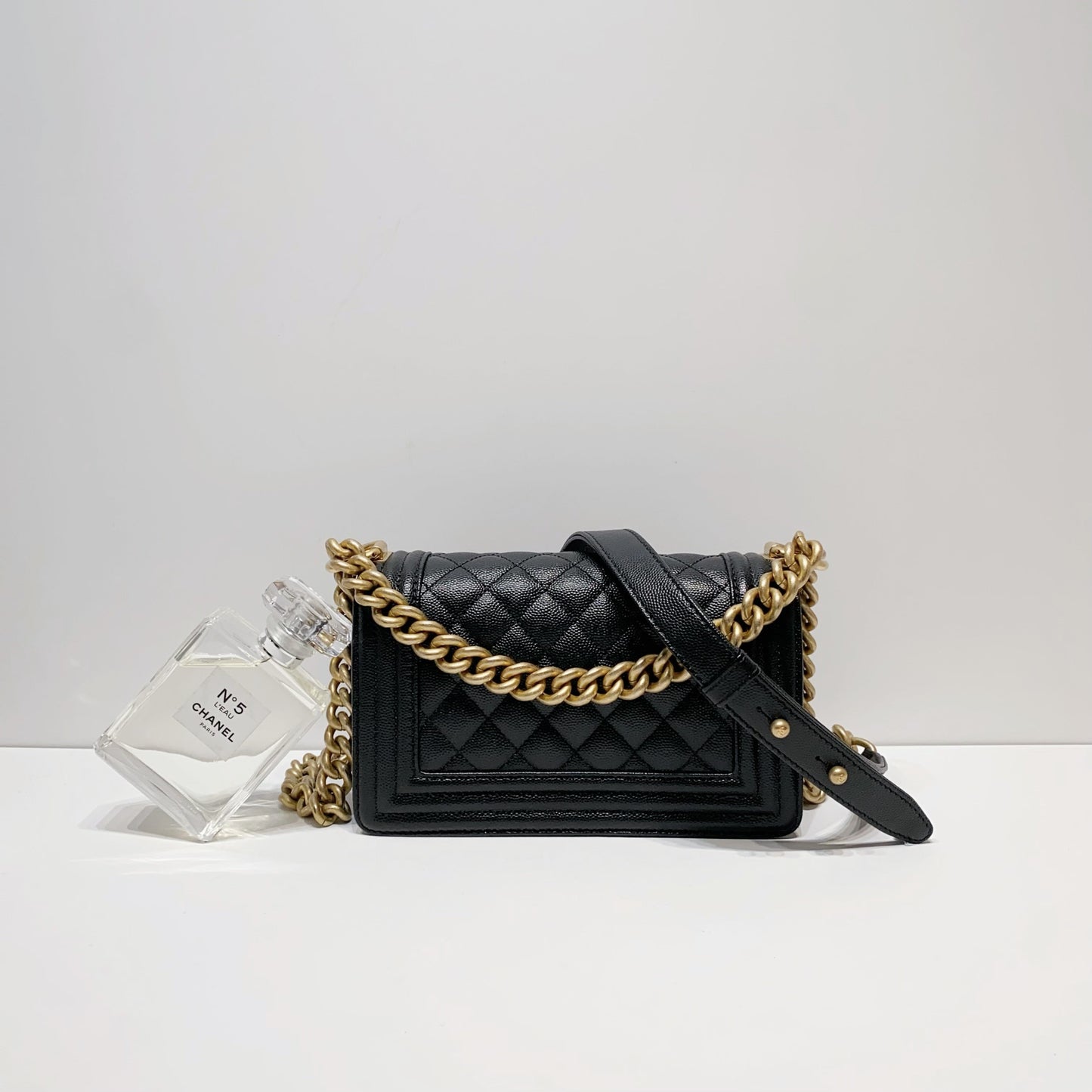 No.001649-Chanel Caviar Small Boy 20cm