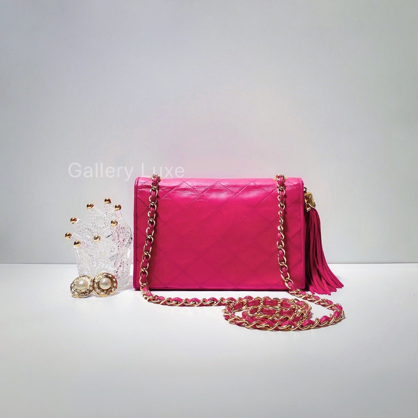 No.2523-Chanel Vintage Lambskin Flap Bag