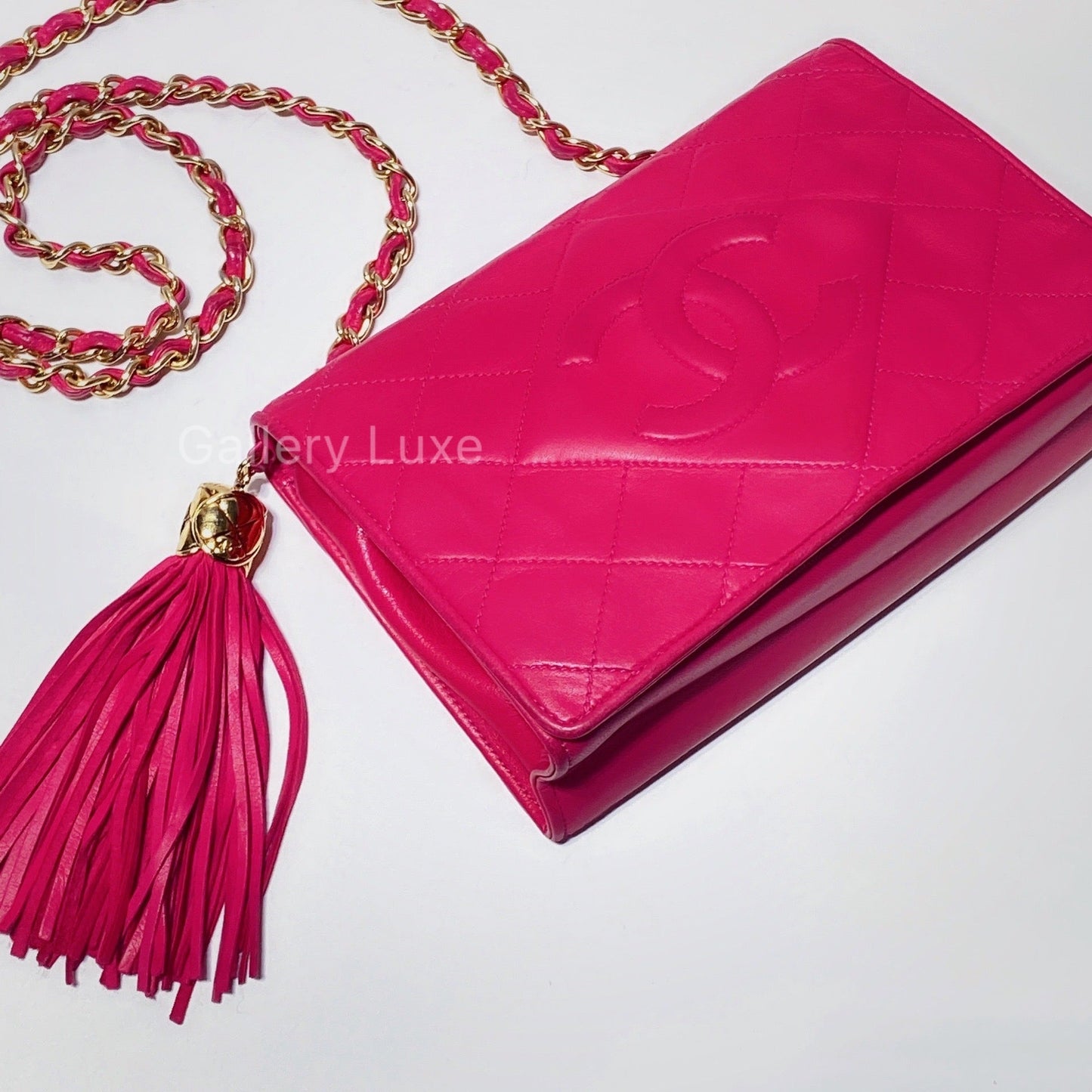 No.2523-Chanel Vintage Lambskin Flap Bag