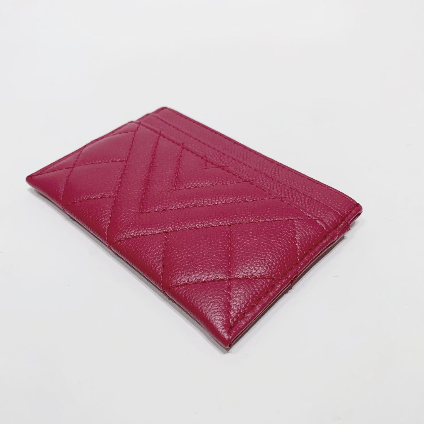 No.4216-Chanel Diamond CC Duo Card Holder