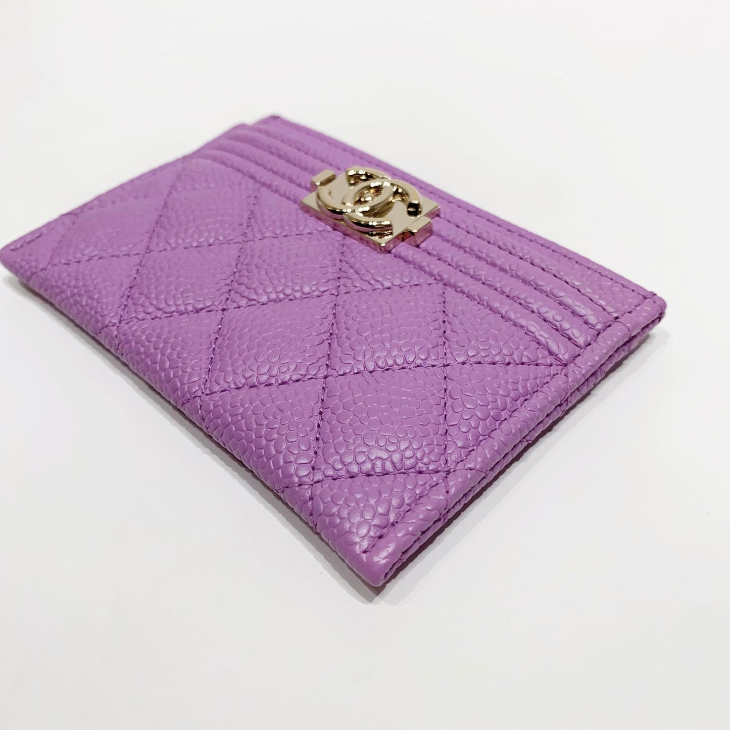 No.4212-Chanel Caviar Boy Card Holder