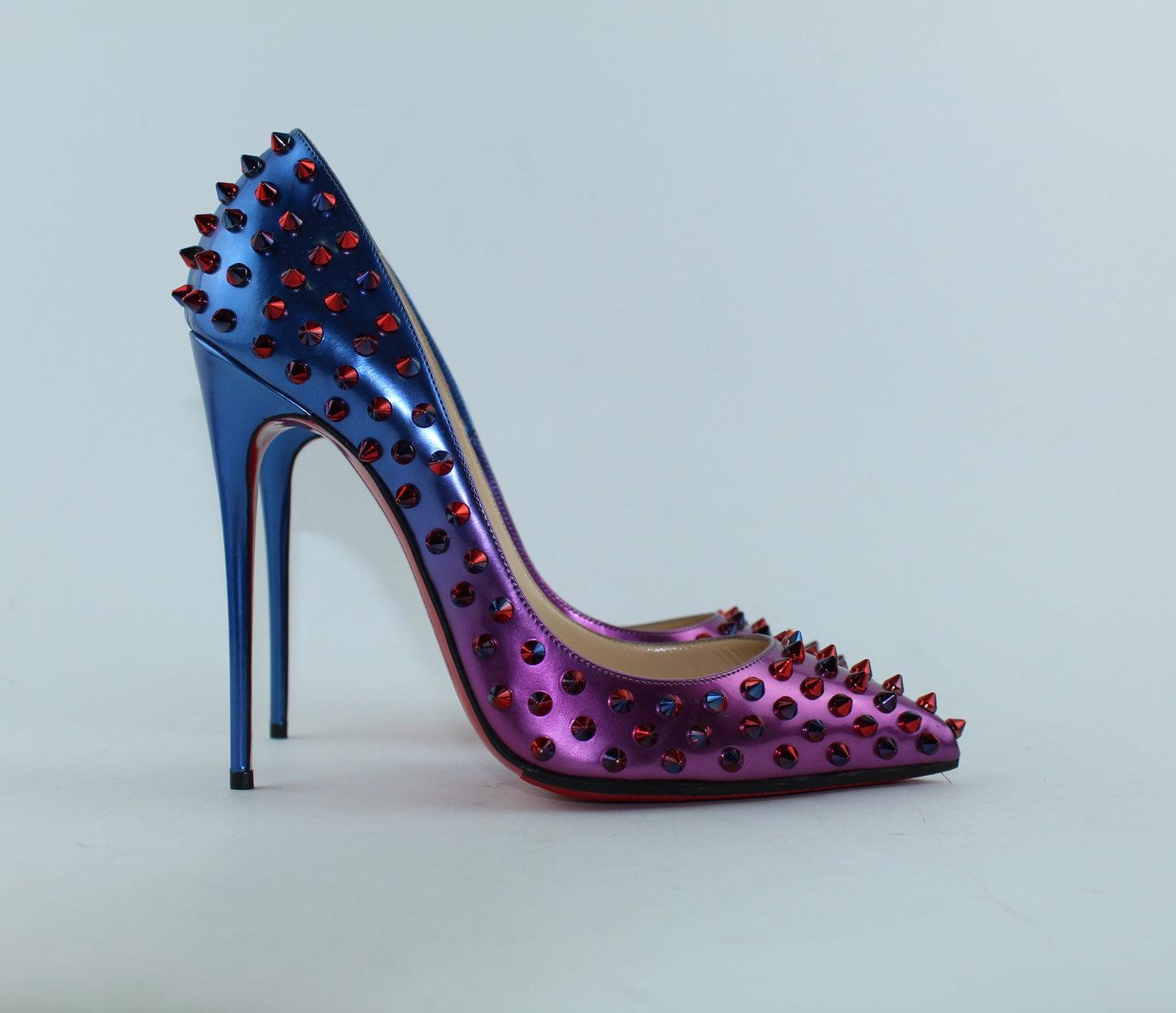 CHRISTIAN LOUBOUTIN FOLLIES SPIKES 120 SIZE 40