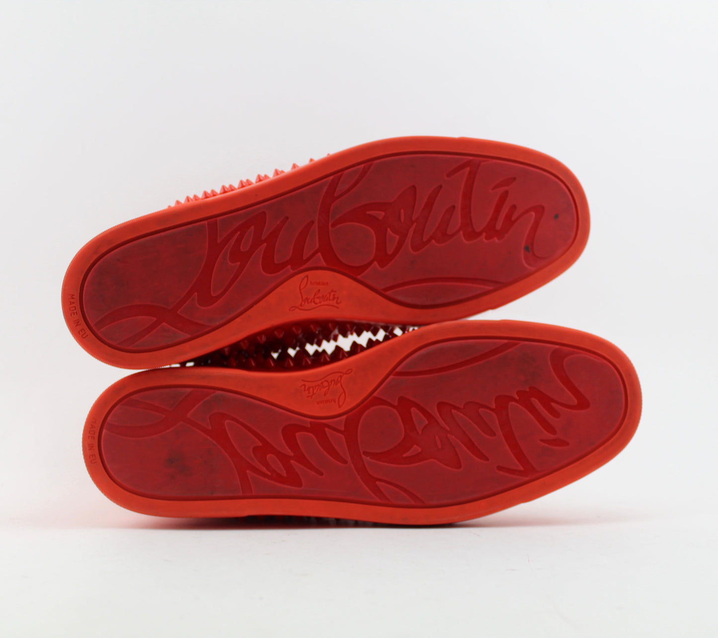 CHRISTIAN LOUBOUTIN  LOUIS SPIKES HIGH TOP SNEAKER  MEN SIZE 43
