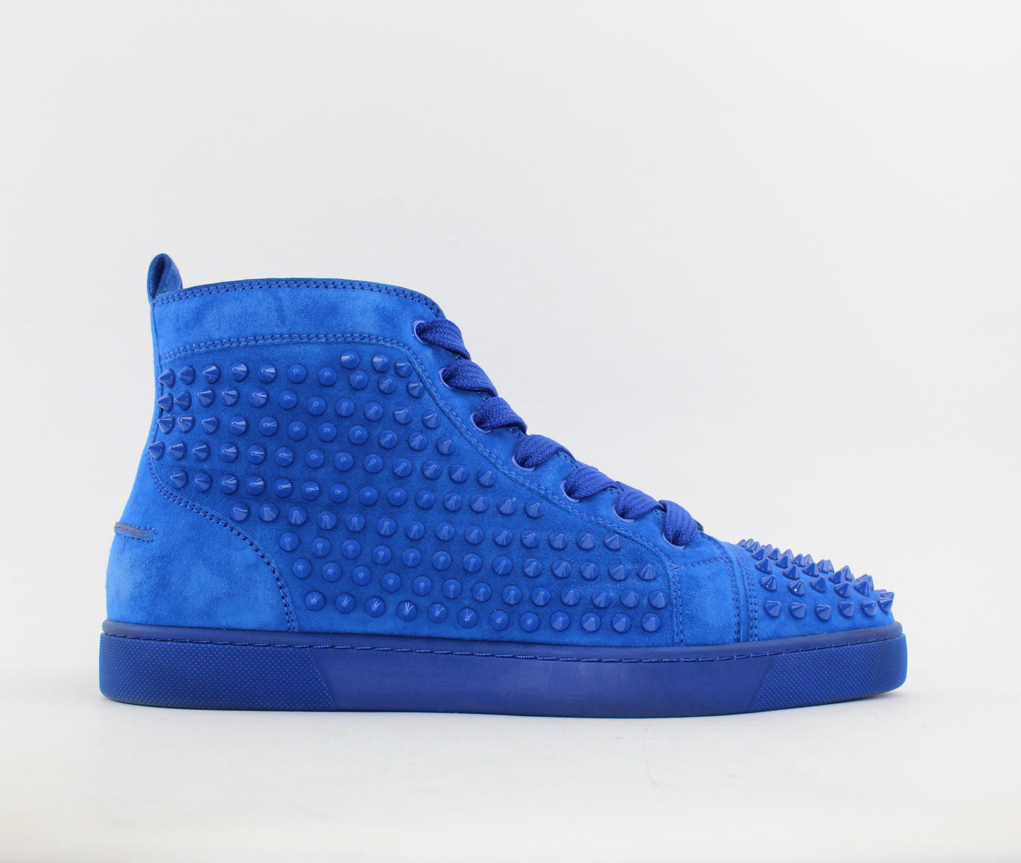 CHRISTIAN LOUBOUTIN  LOUIS SPIKES HIGH TOP SNEAKER MEN SIZE 43