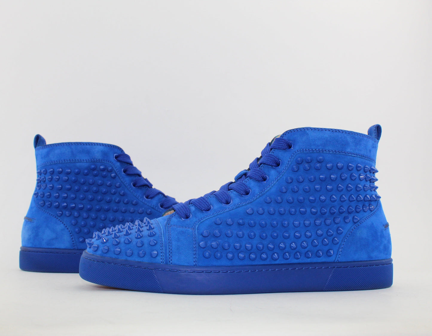 CHRISTIAN LOUBOUTIN  LOUIS SPIKES HIGH TOP SNEAKER MEN SIZE 43