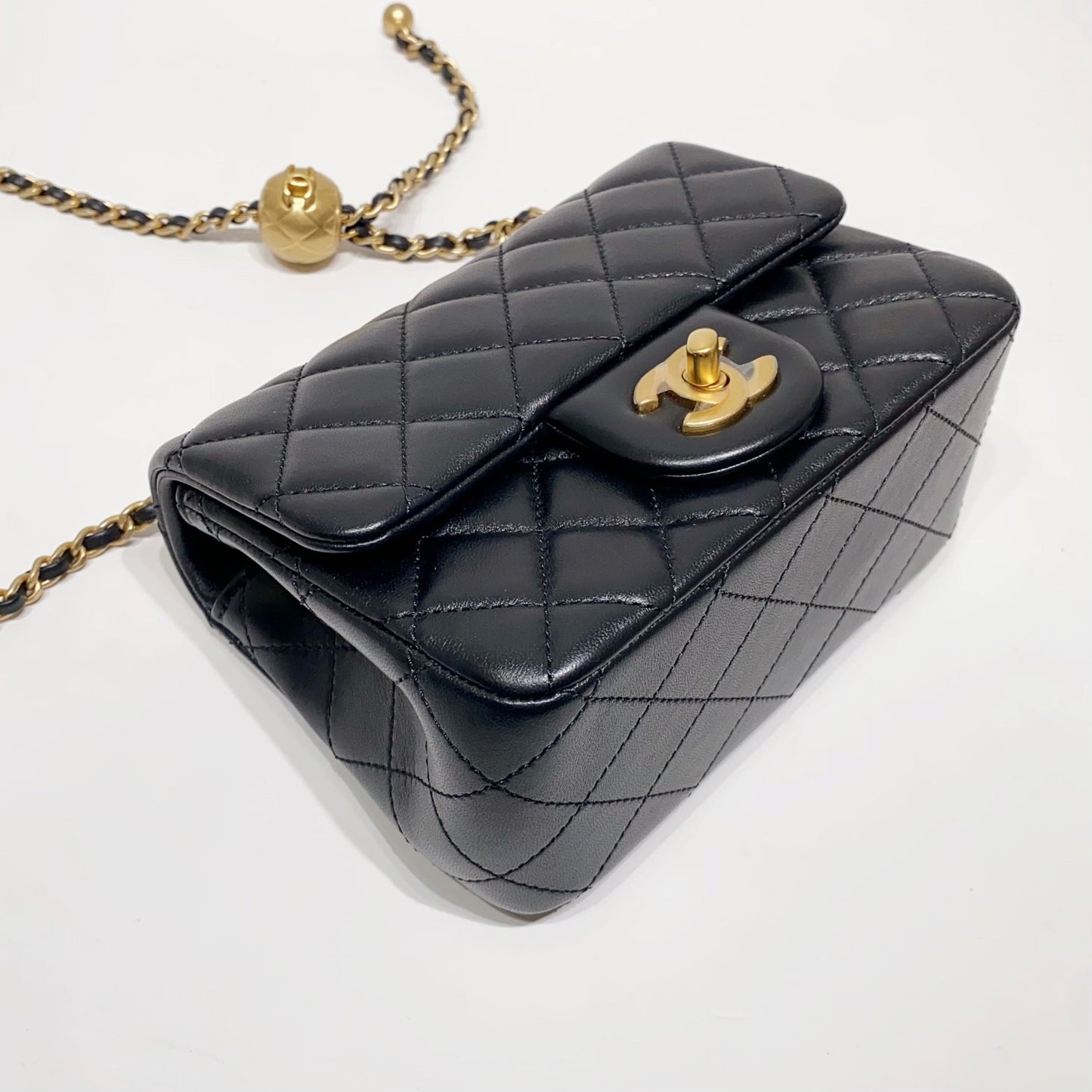 No.001650-1-Chanel Pearl Crush Square Mini Flap Bag (Brand New / 全新)