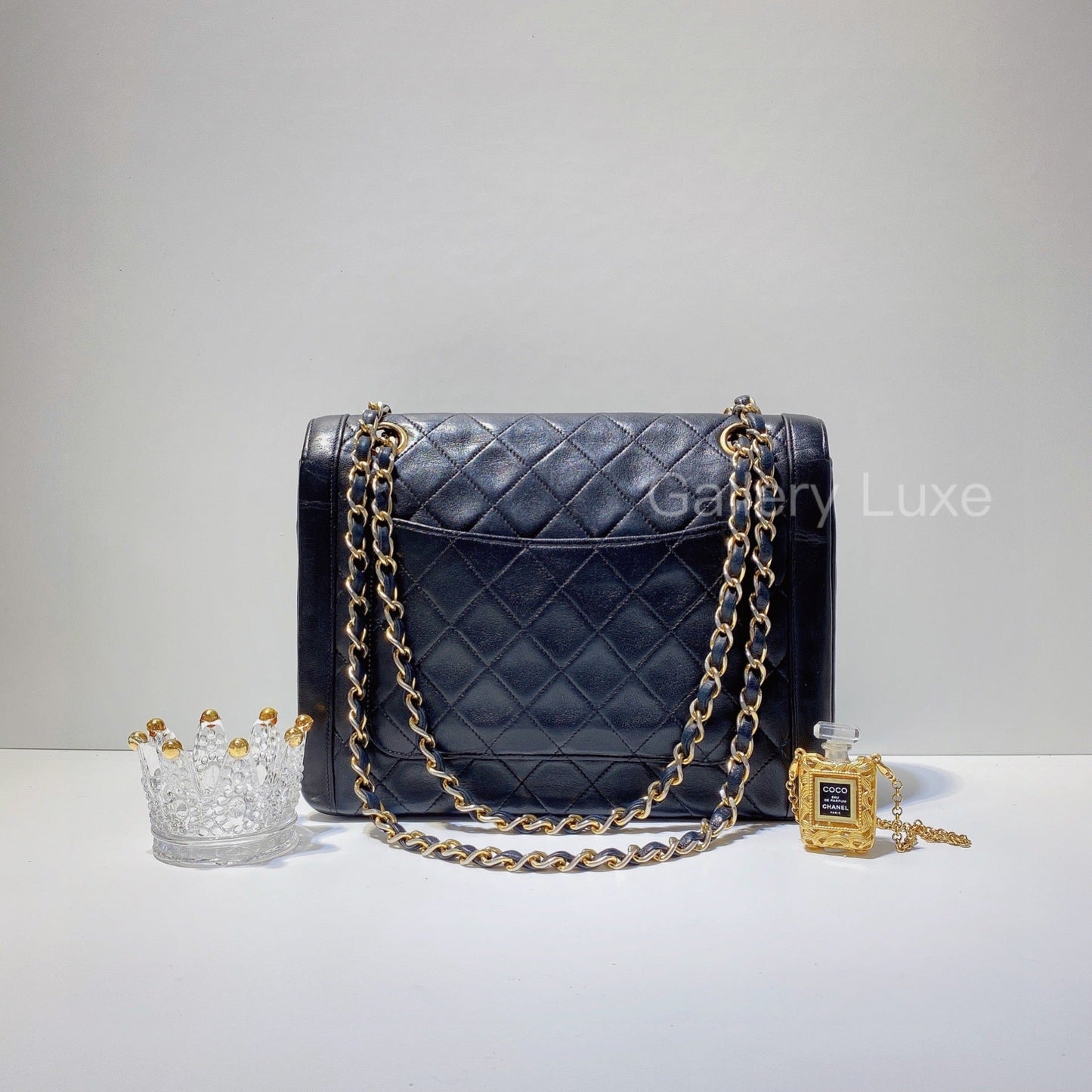 No.2838-Chanel Vintage Lambskin Envelope Flap Bag