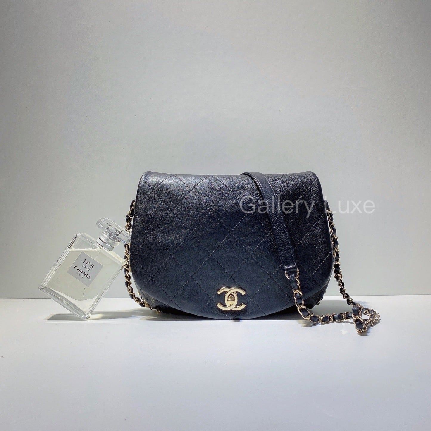 No.2841-Chanel Calfskin Coco Journey Flap Bag