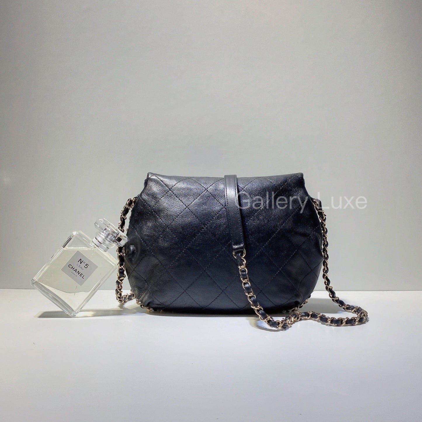 No.2841-Chanel Calfskin Coco Journey Flap Bag