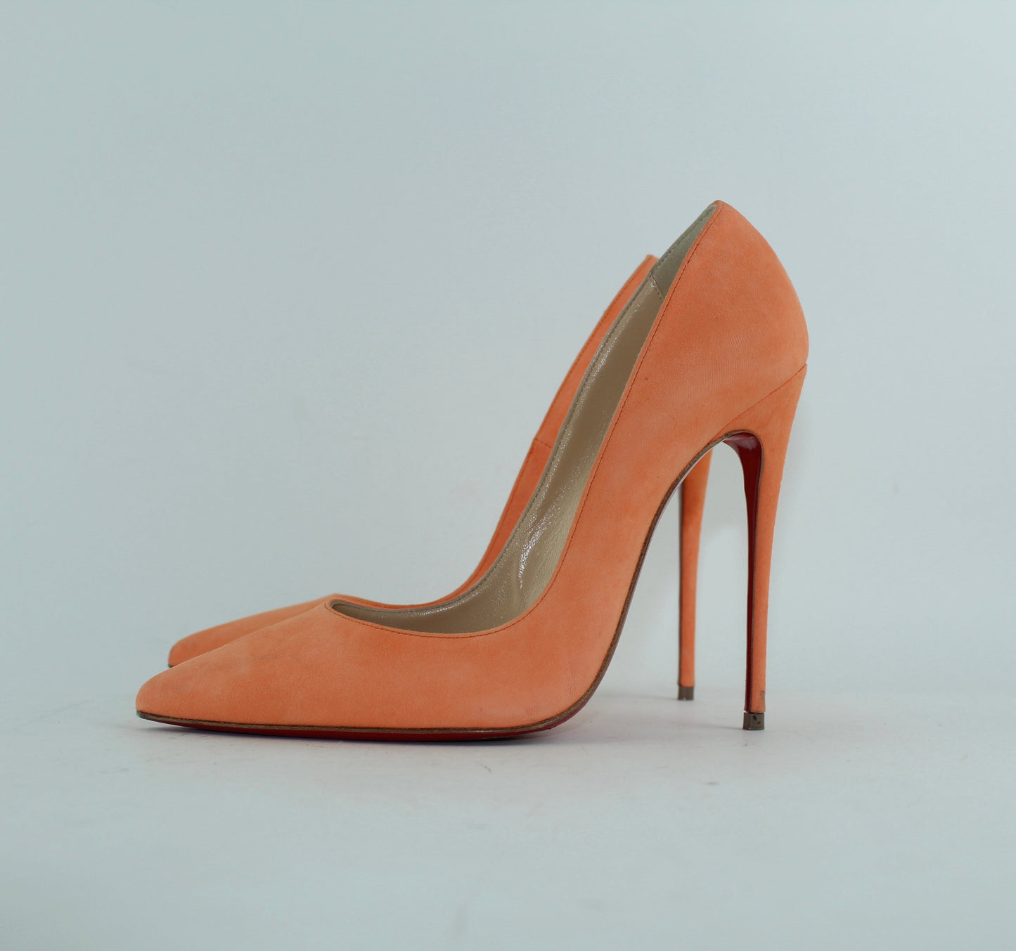 CHRISTIAN LOUBOUTIN SO KATE 120 SUEDE SIZE 38.5