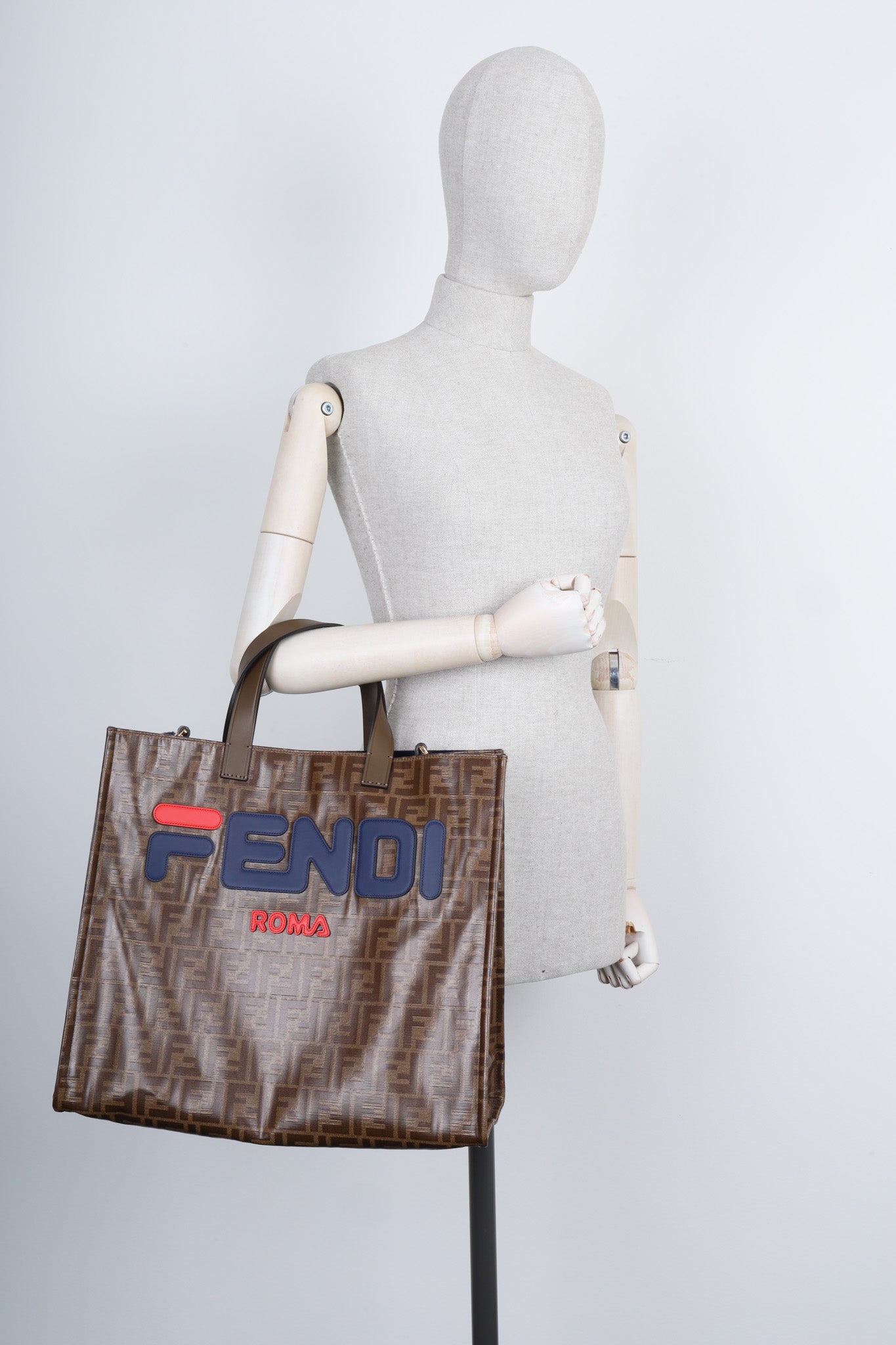 Luxury Fendi X FILA Tote Bag