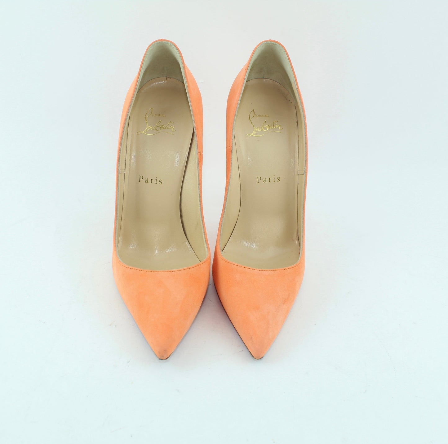 CHRISTIAN LOUBOUTIN SO KATE 120 SUEDE SIZE 38.5