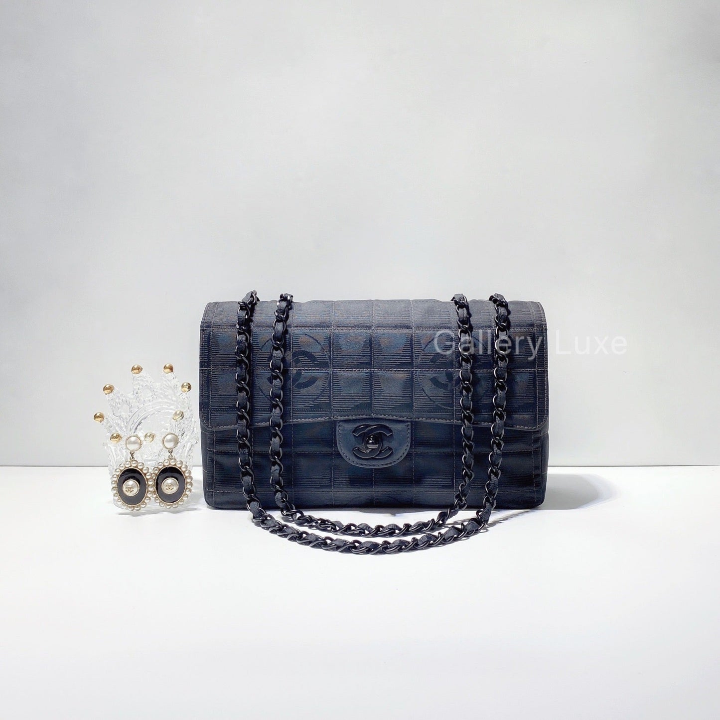 No.2536-Chanel Vintage Nouvelle Ligne Voyage Flap Bag