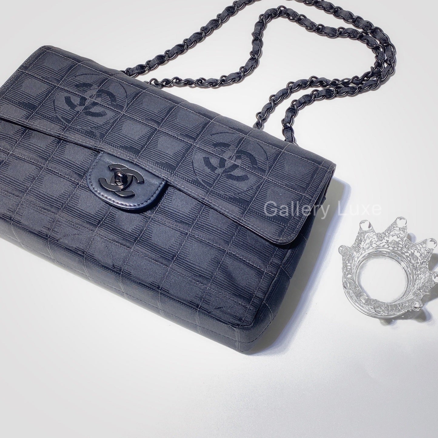 No.2536-Chanel Vintage Nouvelle Ligne Voyage Flap Bag