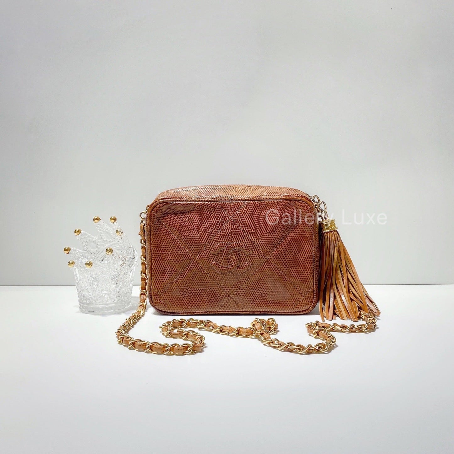 No.2543-Chanel Vintage Lizard Camera Bag