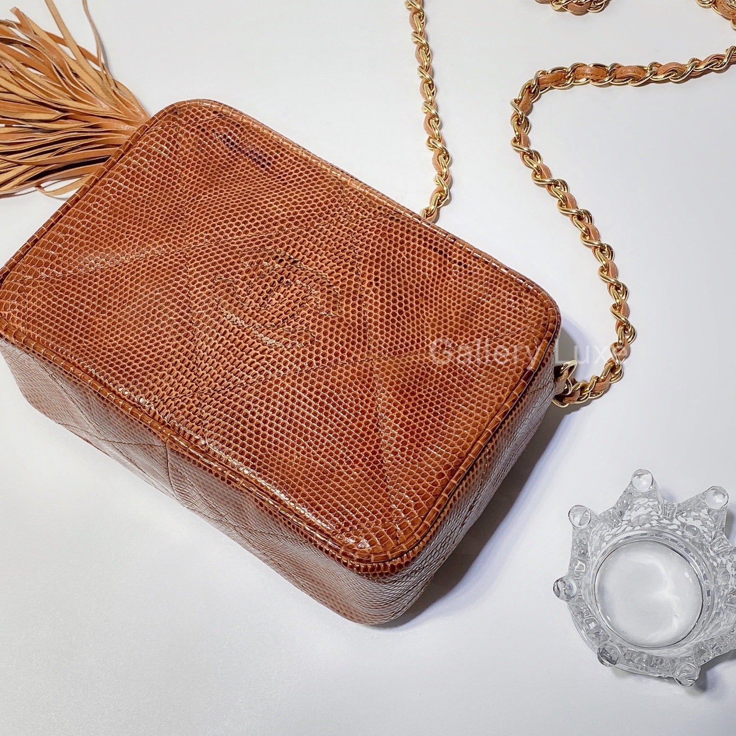 No.2543-Chanel Vintage Lizard Camera Bag