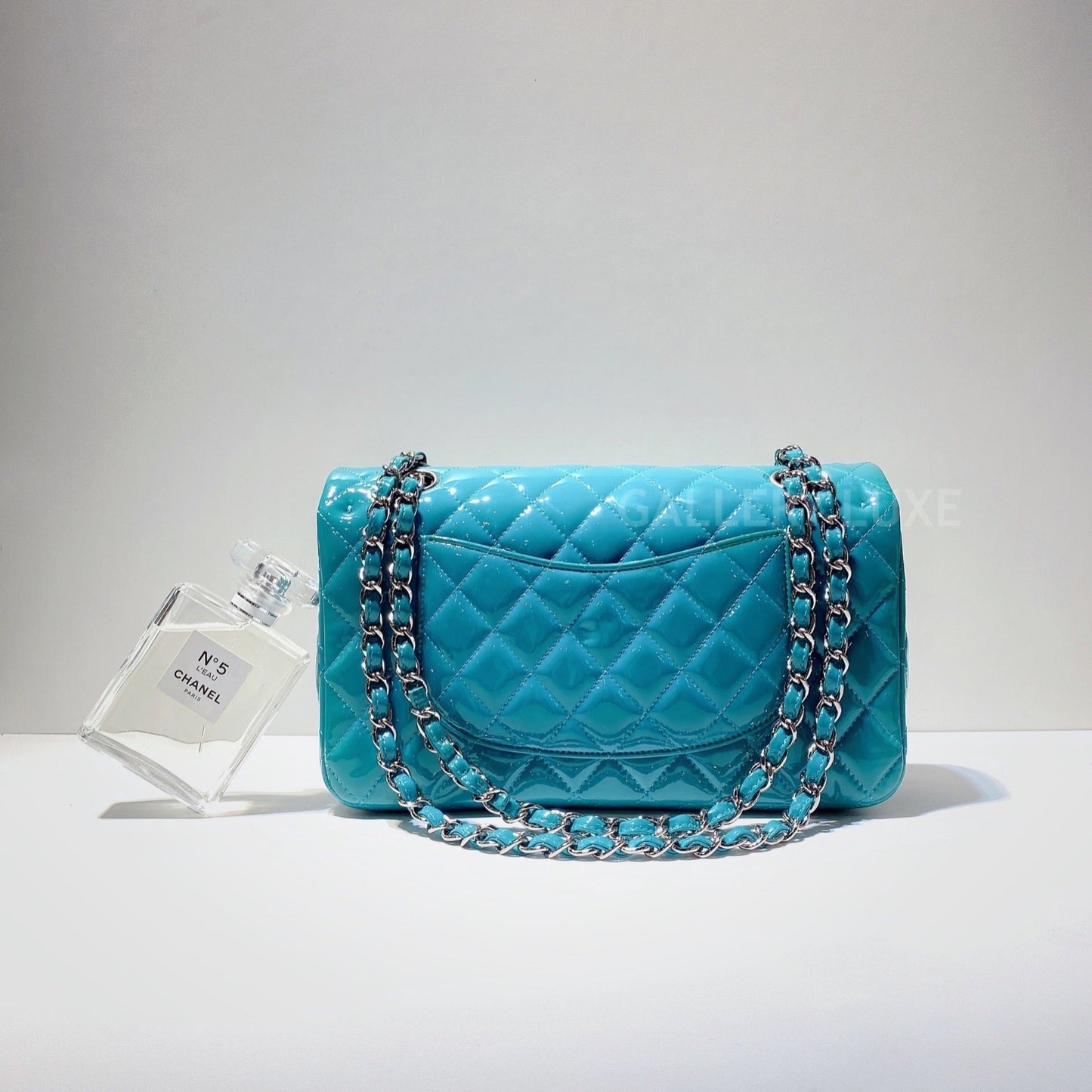 No.2852-Chanel Patent Classic Flap Bag 25cm