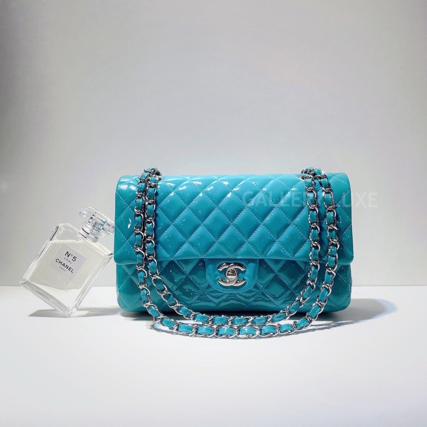 No.2852-Chanel Patent Classic Flap Bag 25cm