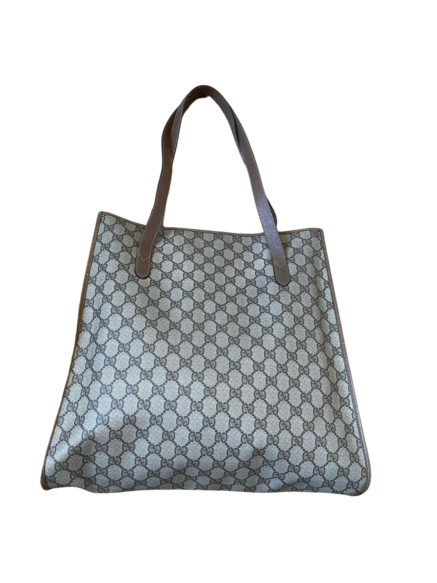 Luxury Gucci Trending 2025 Brown Leather Shopper