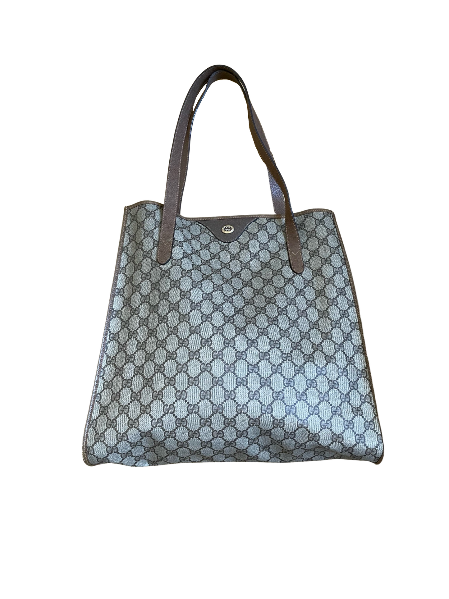 Luxury Gucci Trending 2025 Brown Leather Shopper