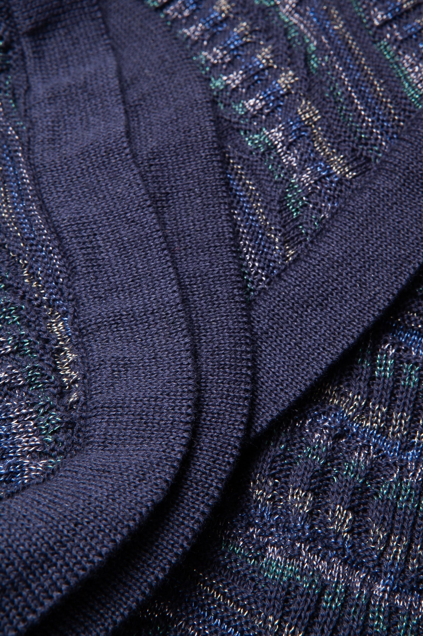 CHANEL Knit Dress Blue