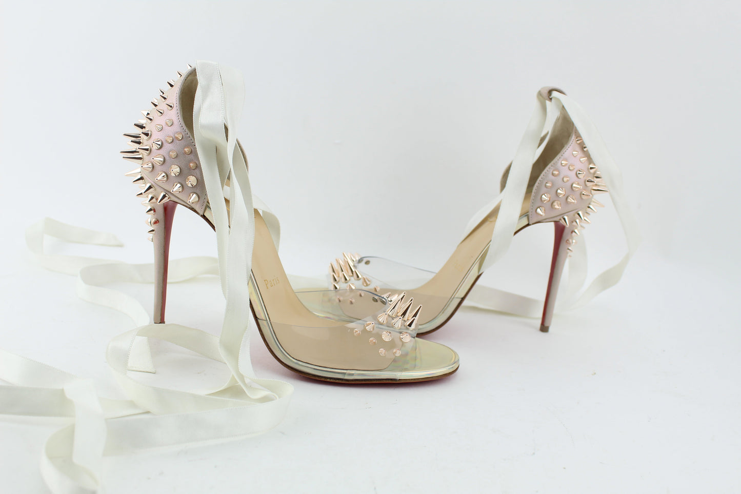 CHRISTIAN LOUBOUTIN BARBARISSIMA 100MM SIZE 38.5