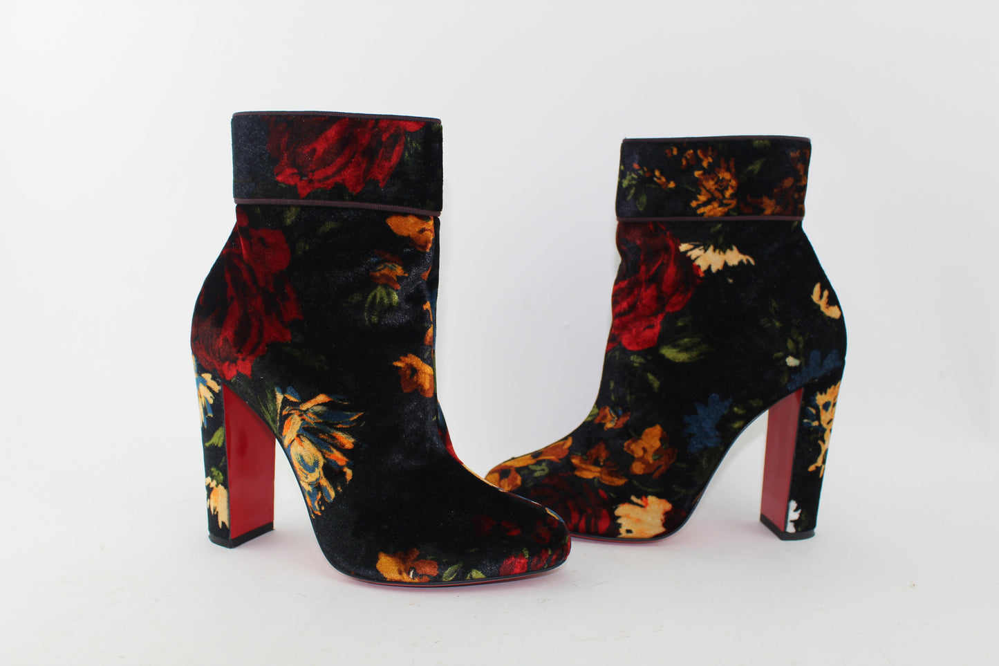 CHRISTIAN LOUBOUTIN MOULAMAX 100MM VELOURS SIZE 38