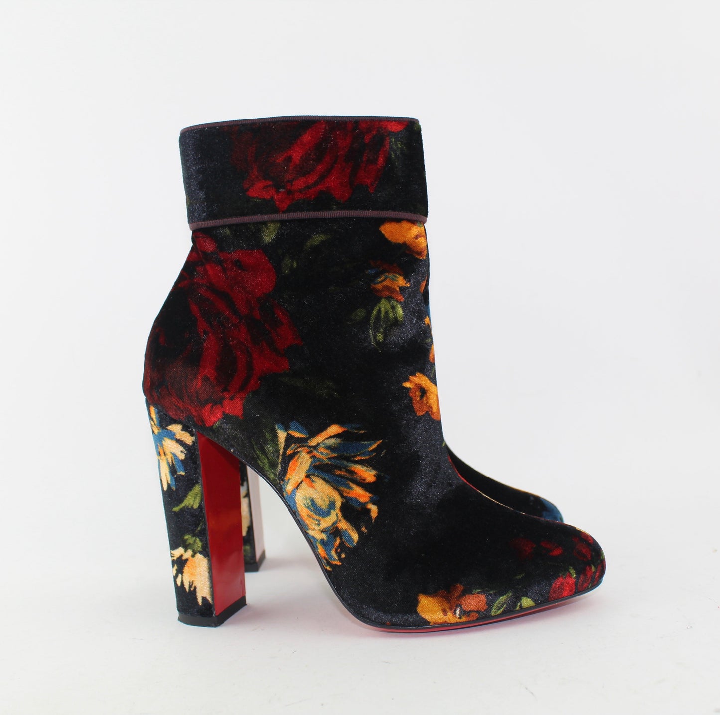CHRISTIAN LOUBOUTIN MOULAMAX 100MM VELOURS SIZE 38