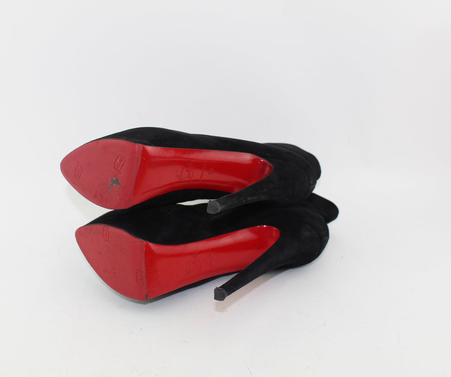 CHRISTIAN LOUBOUTIN DAF BOOTY 160MM BOOTIE SIZE 38
