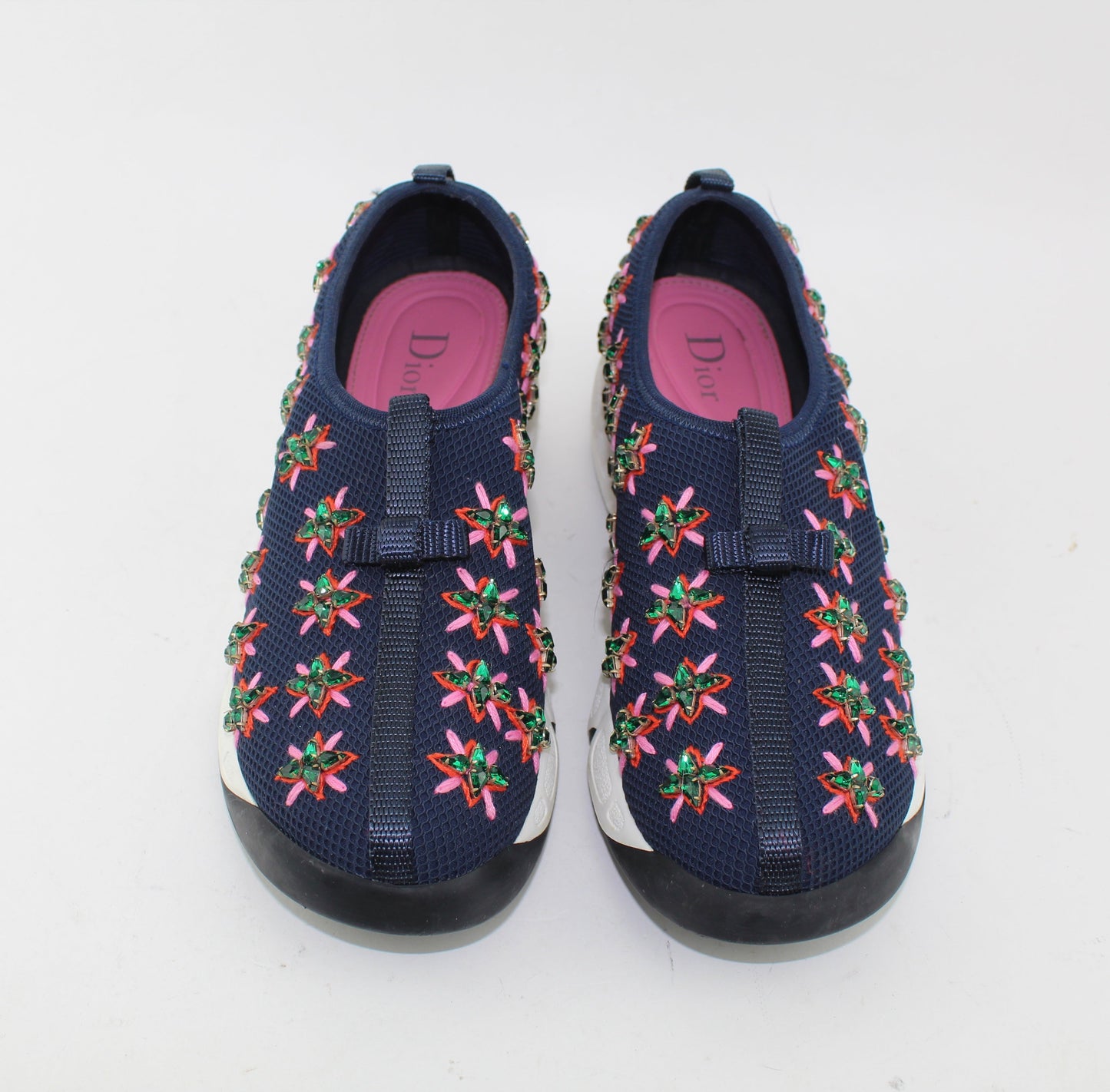 CHRISITAN DIOR FUSION FLOWER SNEAKERS SIZE 37