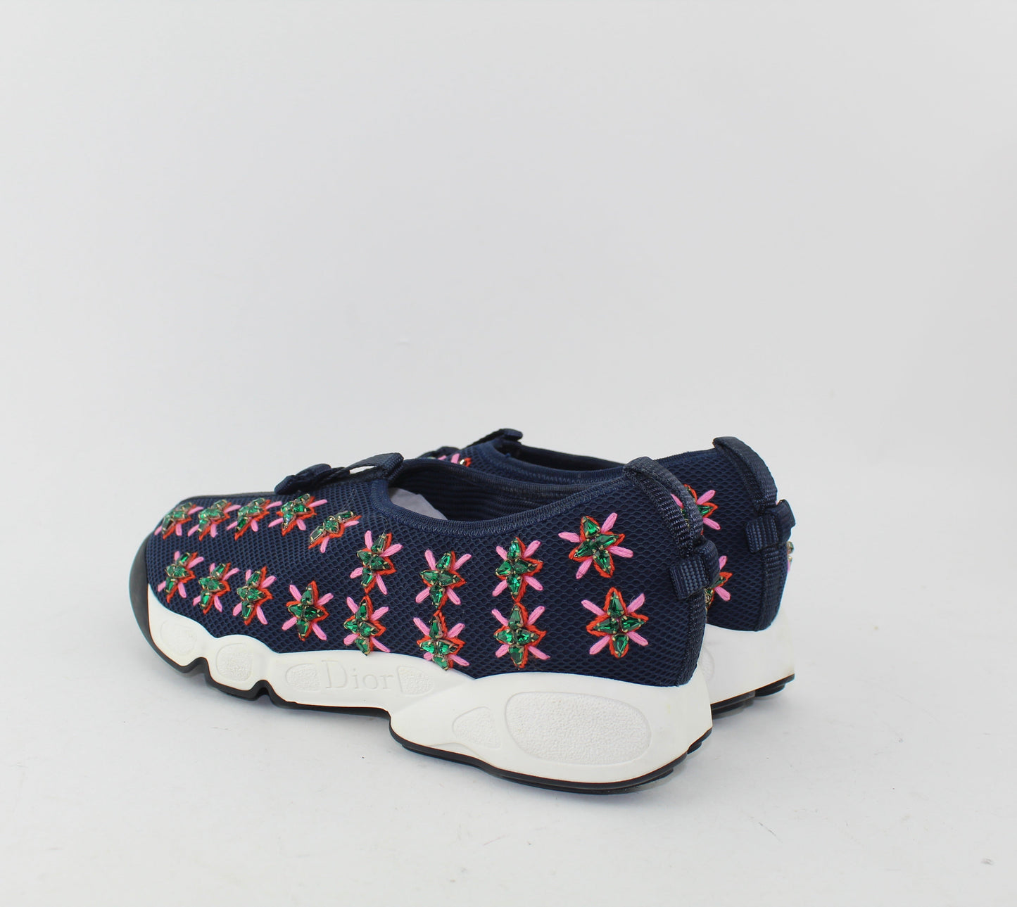 CHRISITAN DIOR FUSION FLOWER SNEAKERS SIZE 37