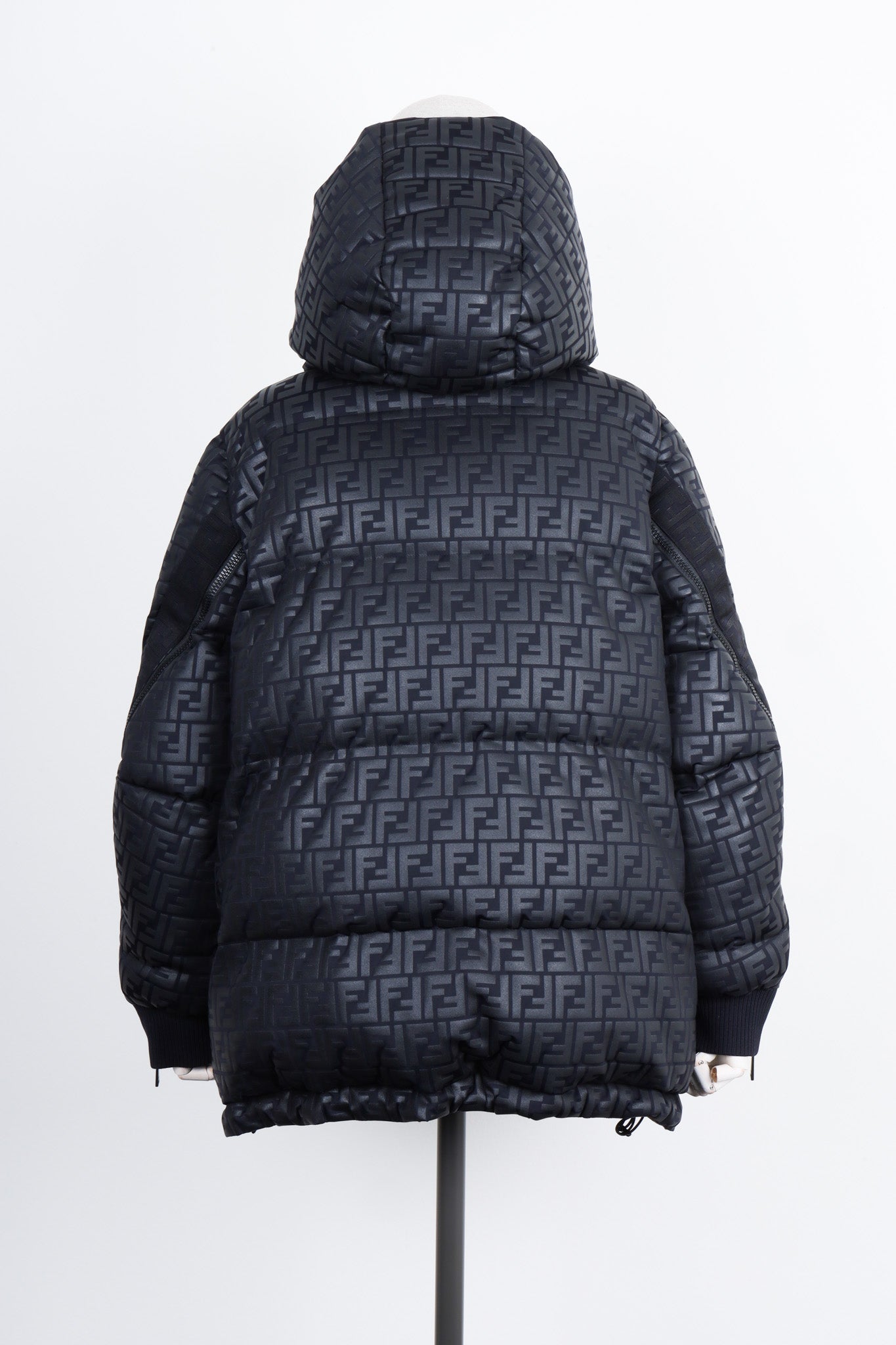 Luxury Fendi Reversible Zipped Sleeves Down Jacket