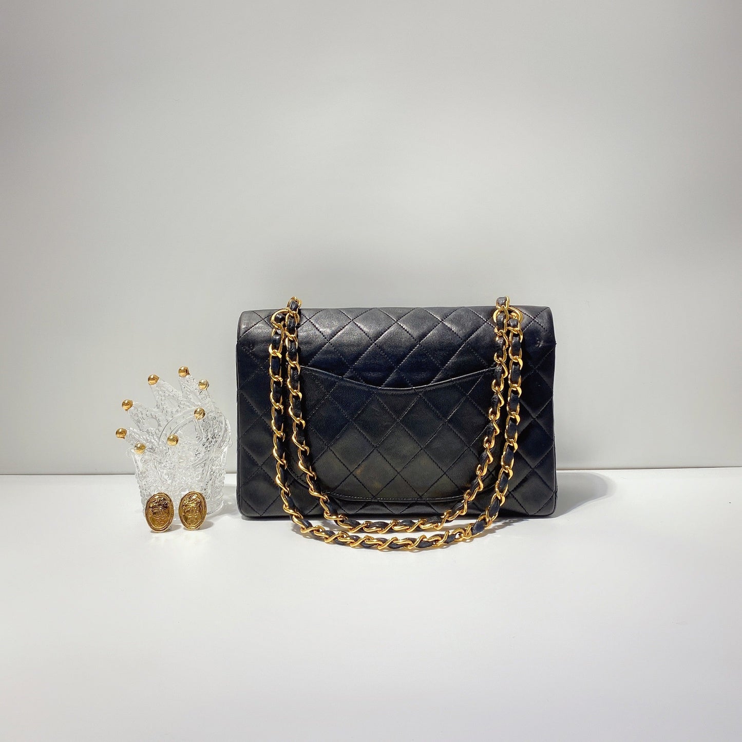 No.3624-Chanel Vintage Lambskin Classic Flap 23cm