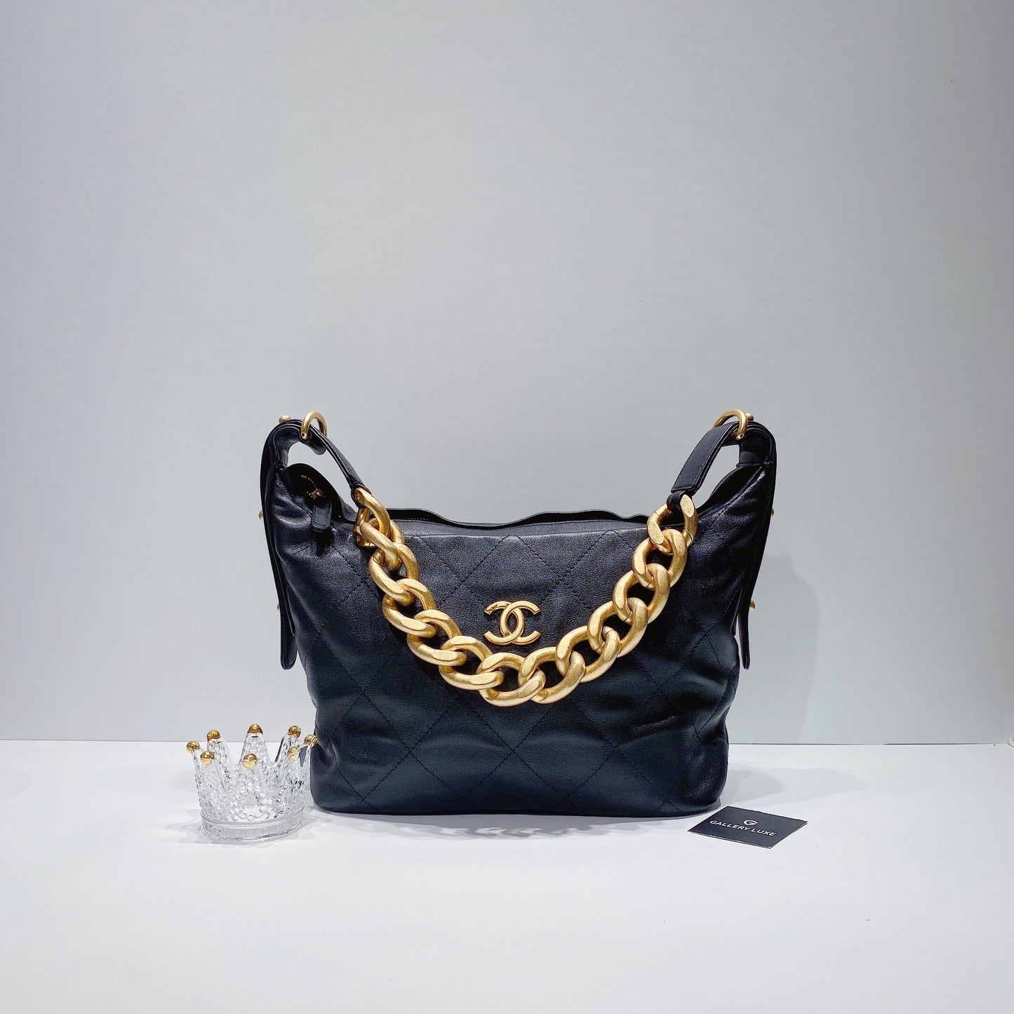 No.3519-Chanel Calfskin Daily Hobo Bag