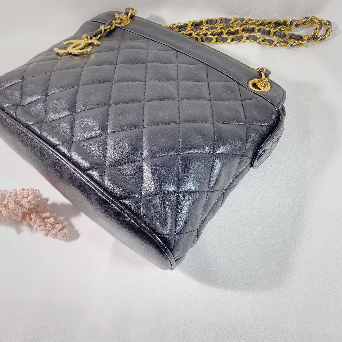 No.2329-Chanel Vintage Lambskin  Shoulder Bag