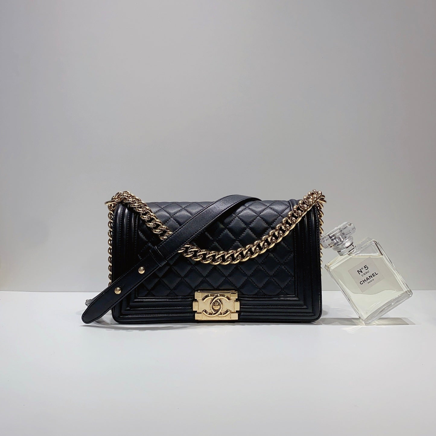 No.3754-Chanel Calfskin Boy 25cm