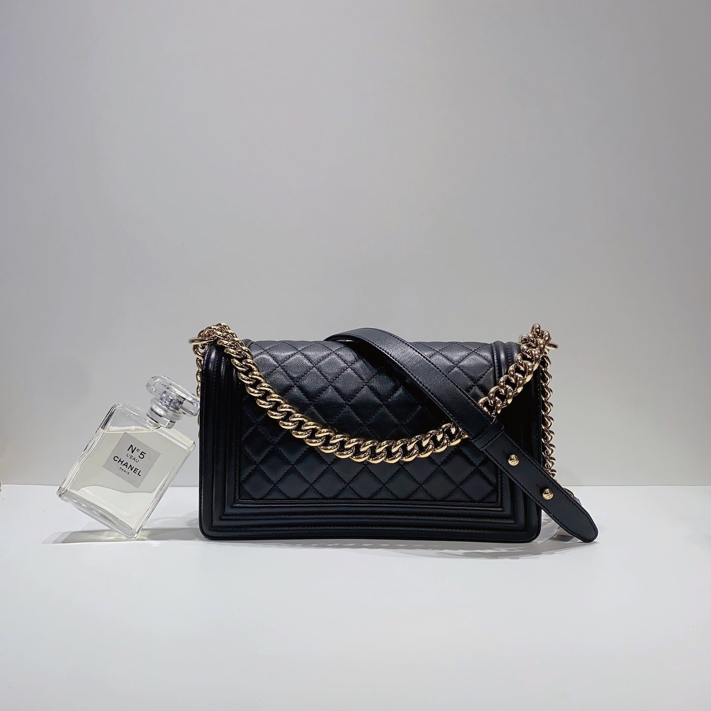 No.3754-Chanel Calfskin Boy 25cm