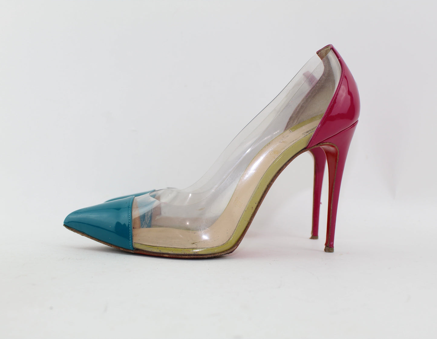 CHRISTIAN LOUBOUTIN DEBOUT 100mm SIZE 38