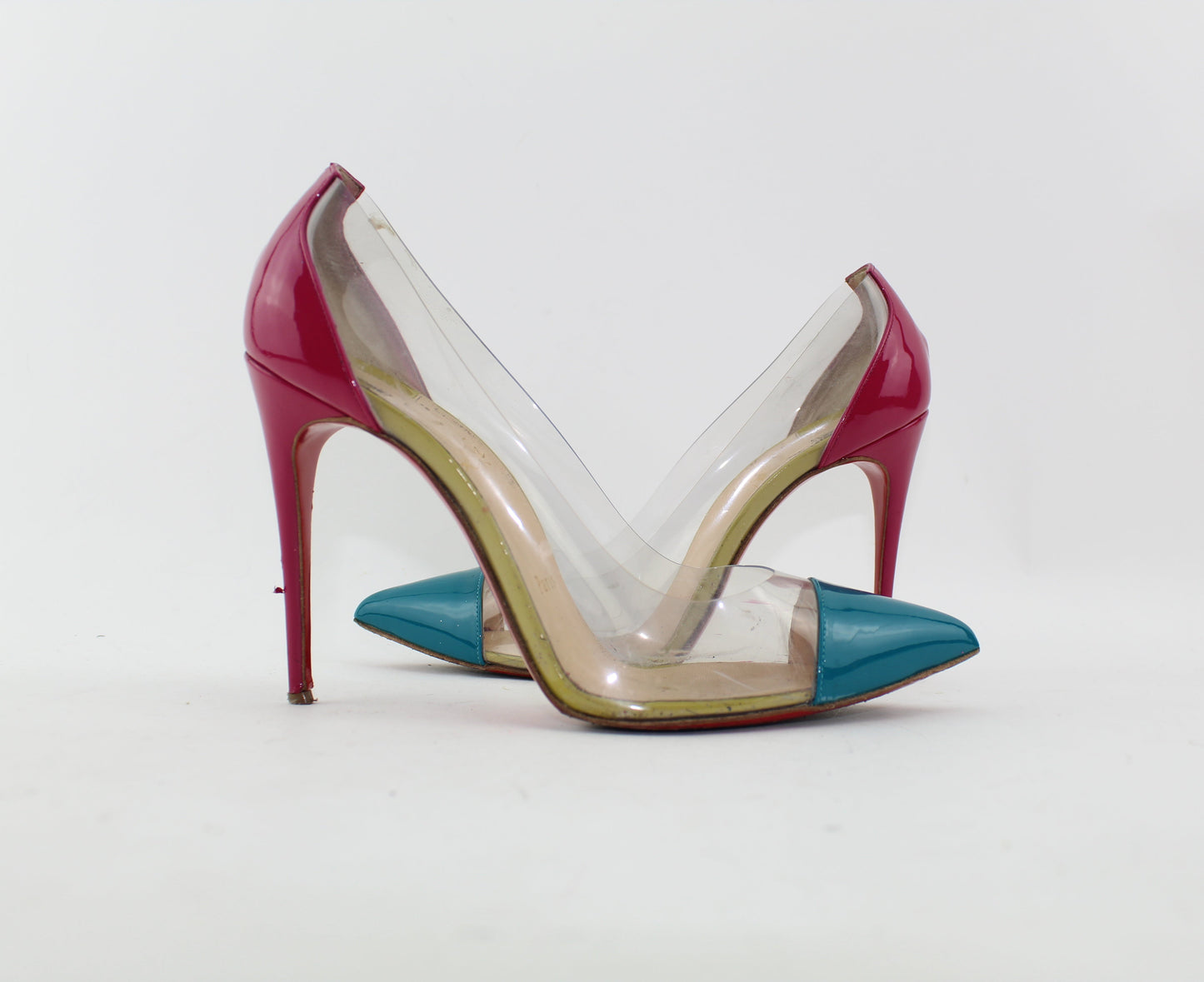 CHRISTIAN LOUBOUTIN DEBOUT 100mm SIZE 38