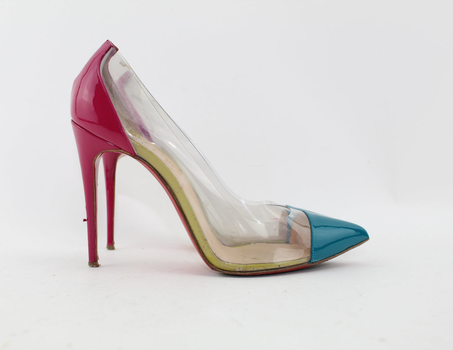 CHRISTIAN LOUBOUTIN DEBOUT 100mm SIZE 38