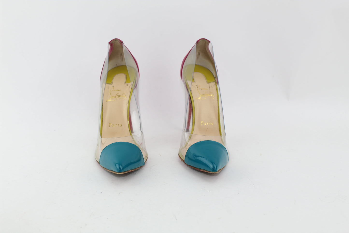 CHRISTIAN LOUBOUTIN DEBOUT 100mm SIZE 38