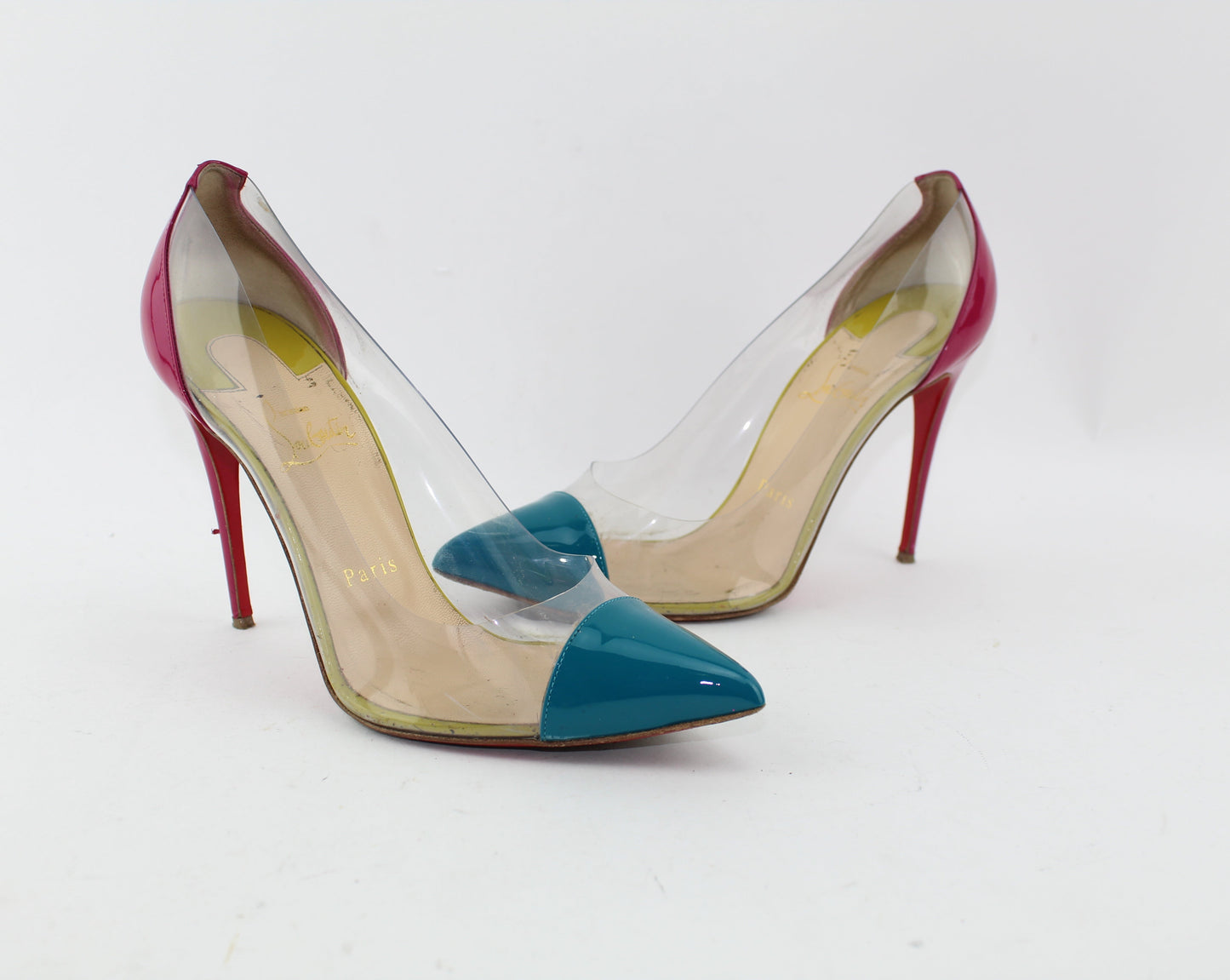 CHRISTIAN LOUBOUTIN DEBOUT 100mm SIZE 38