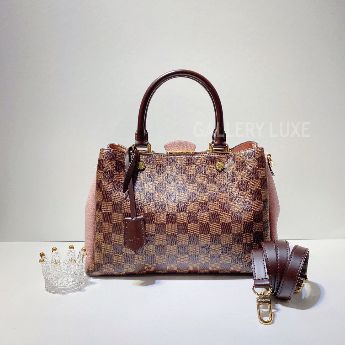 No.3162-Louis Vuitton Magnolia Damier Canvas Brittany Bag